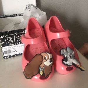 Brand new Mini Melissa toddler girl shoes size 5